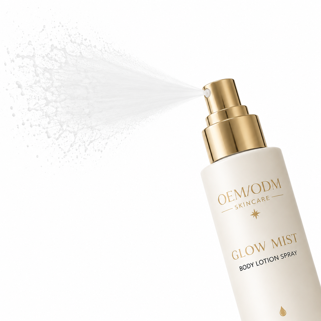 Glow Mist Body Lotion Spray with Niacinamide, Hyaluronic Acid &amp; Vitamin E