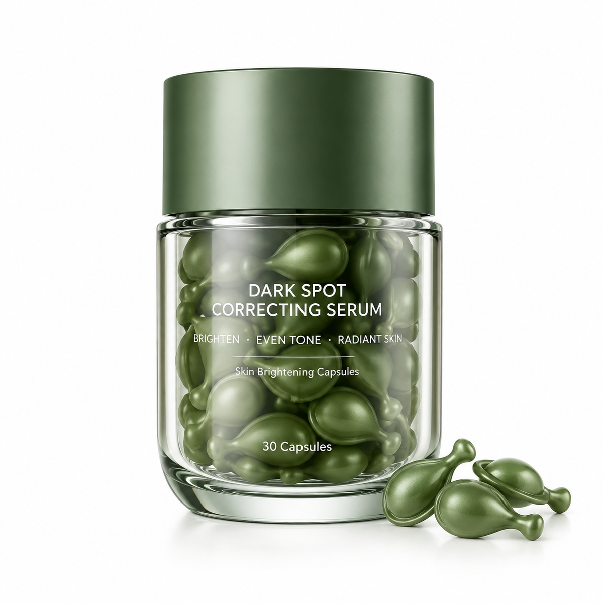 Dark Spot Correcting Serum Capsules with Vitamin C, Green Tea &amp; Squalane