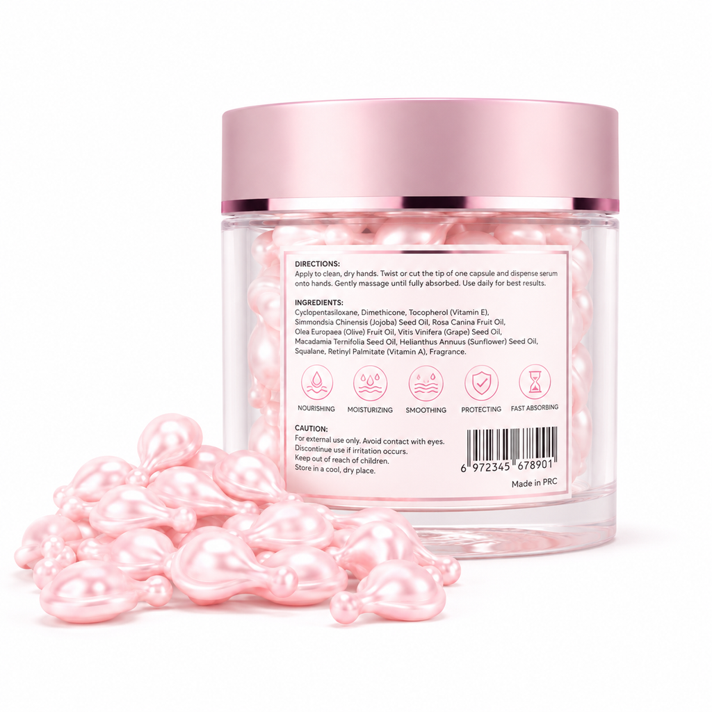 Hand Repair Serum Capsules with Vitamin E, Retinol &amp; Botanical Oils