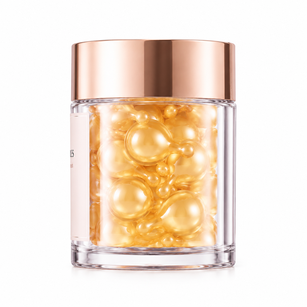 Cleansing Oil Capsules with Camellia Oil, Jojoba Oil &amp; Vitamin E