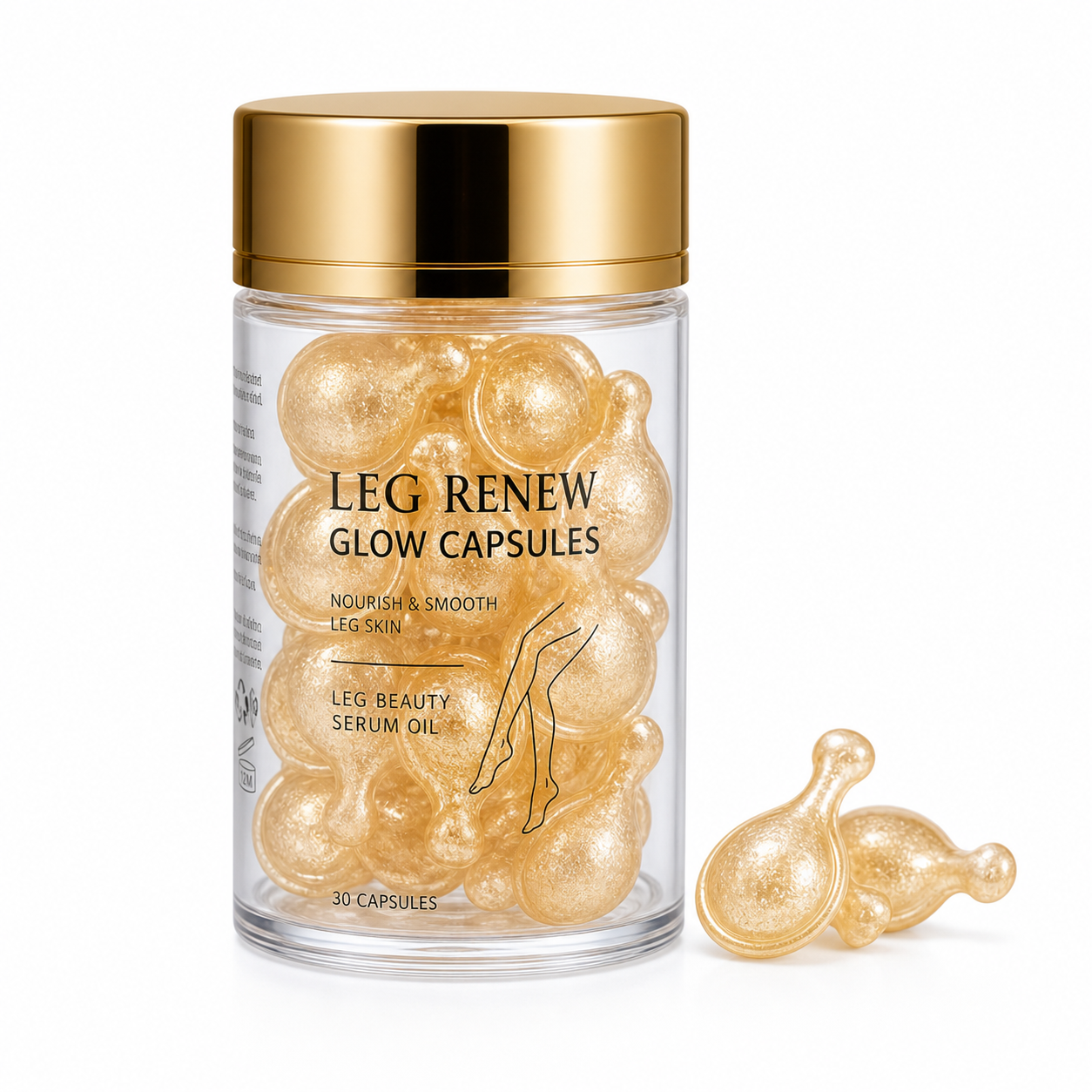 Leg Renew Glow Capsules with Vitamin A, Vitamin E &amp; Botanical Oils