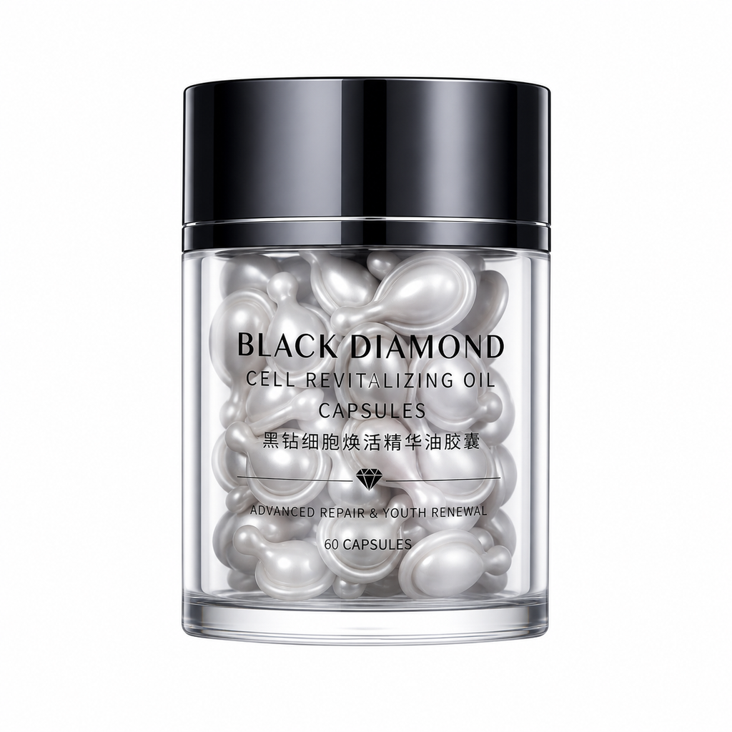 Black Diamond Cell Revitalizing Oil Capsules with CoQ10, Ceramide &amp; Botanical Oils
