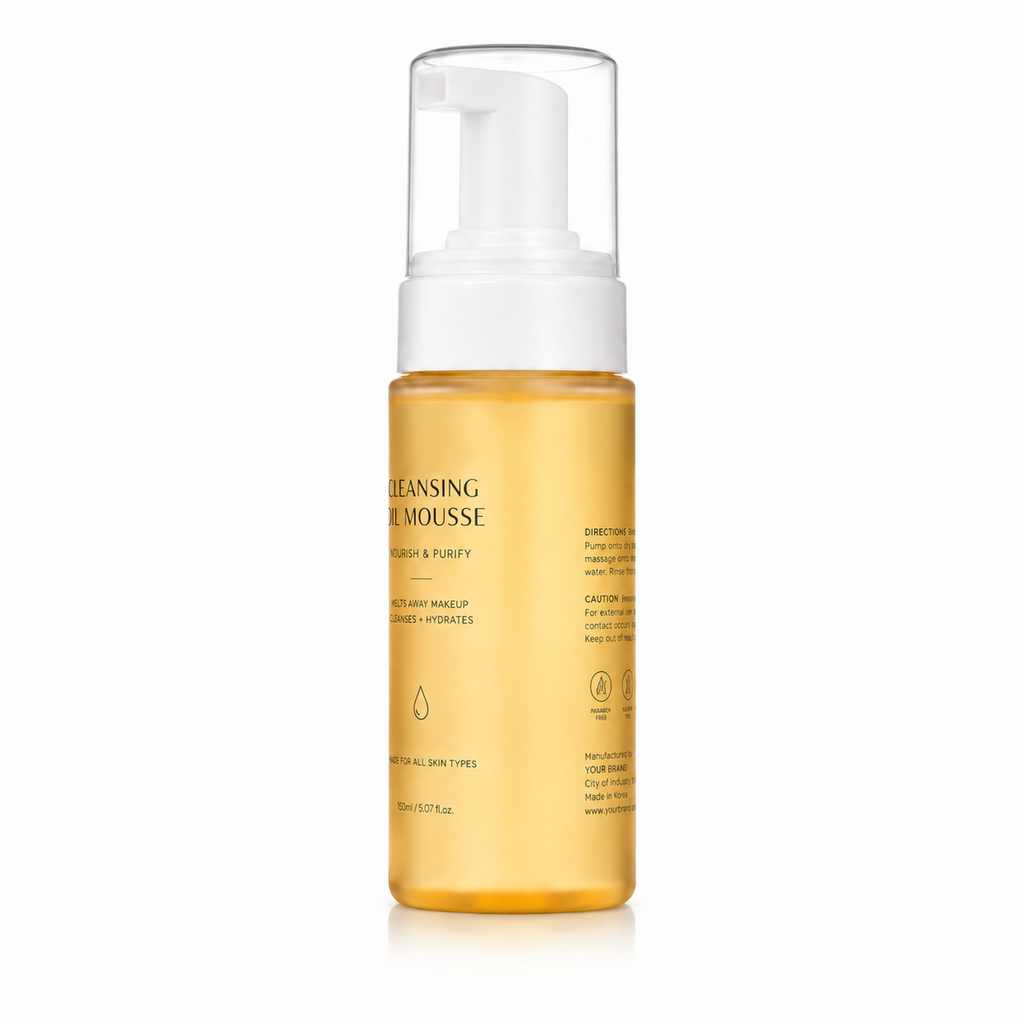 Cleansing Oil Mousse with Camellia Oil, Squalane &amp; Vitamin E