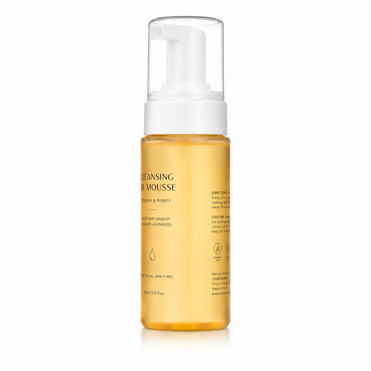 Cleansing Oil Mousse with Camellia Oil, Squalane &amp; Vitamin E