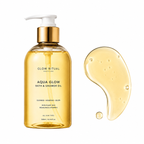 Aqua Glow Bath &amp; Shower Oil with Squalane, Vitamin E &amp; Botanical Oils