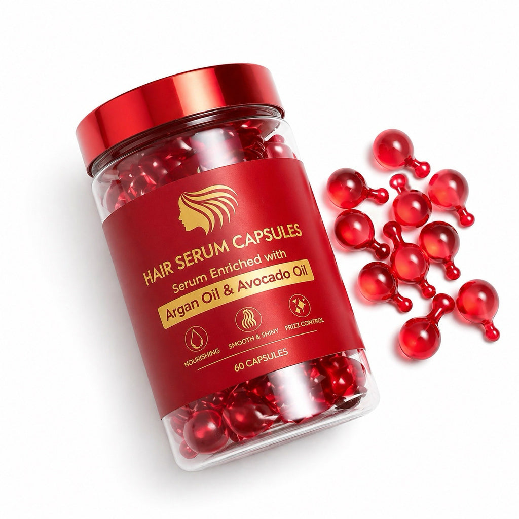 Anti Frizz Hair Capsules for Dry And Damaged Hair Lightweight Leave In Treatment OEM