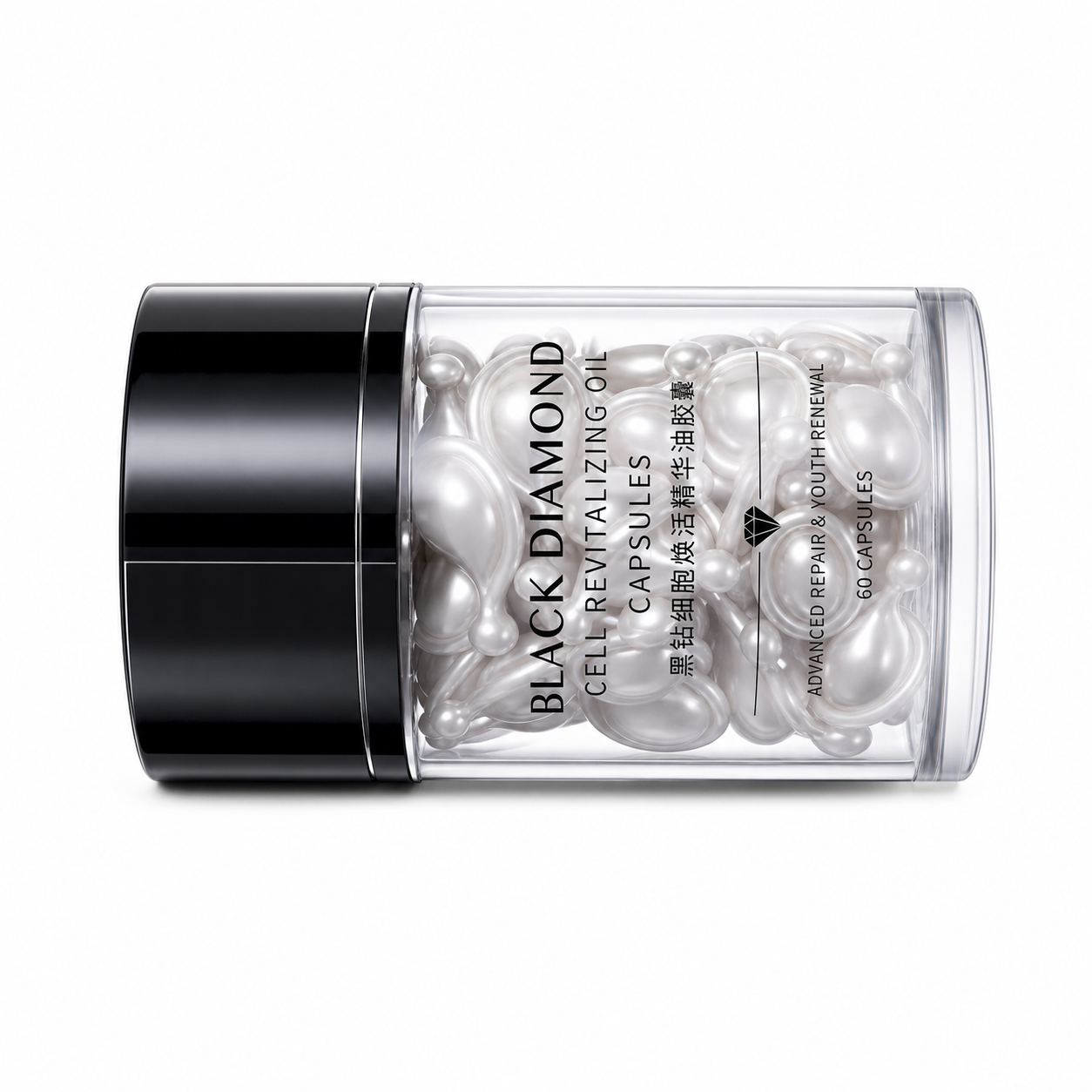 Black Diamond Cell Revitalizing Oil Capsules with CoQ10, Ceramide &amp; Botanical Oils