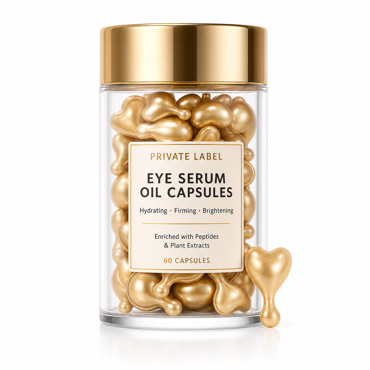 Eye Serum Oil Capsules with Collagen, Peptide Complex &amp; Vitamins A, C &amp; E