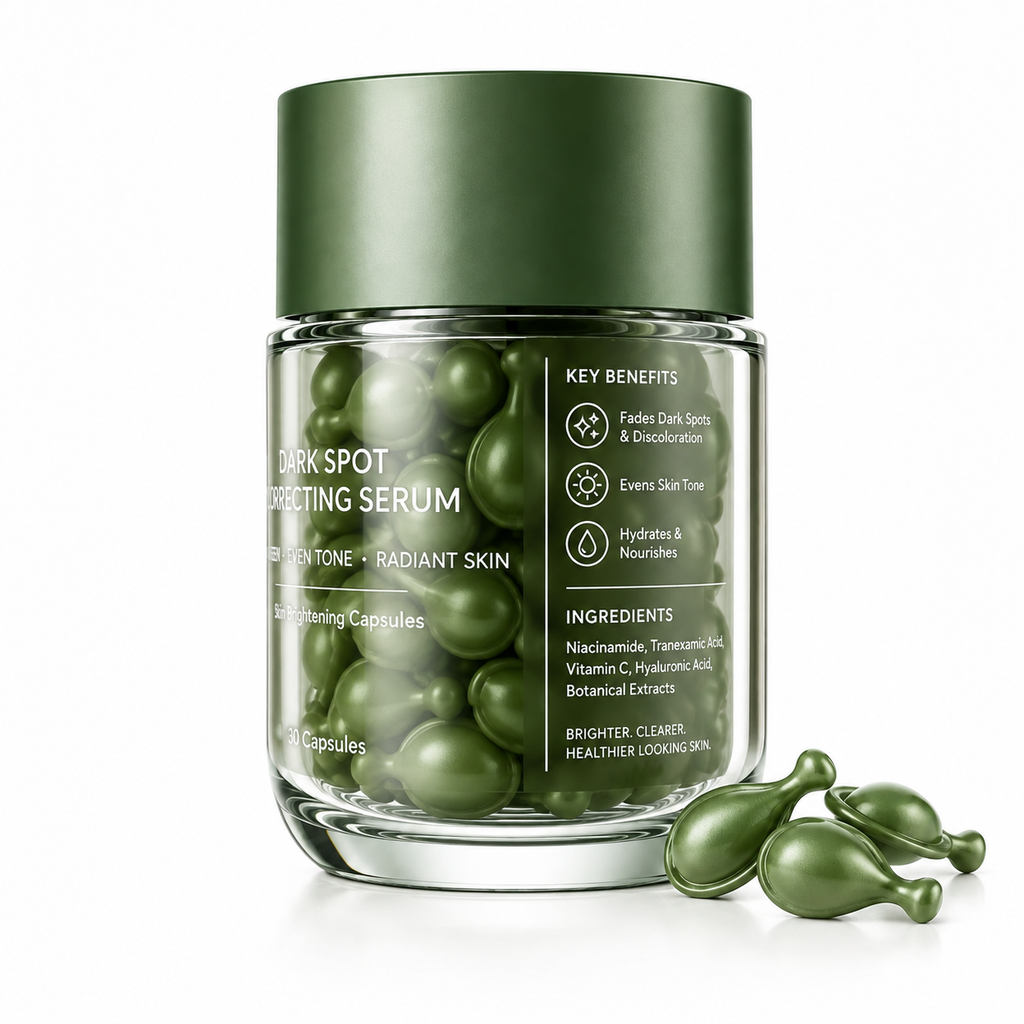 Dark Spot Correcting Serum Capsules with Vitamin C, Green Tea &amp; Squalane