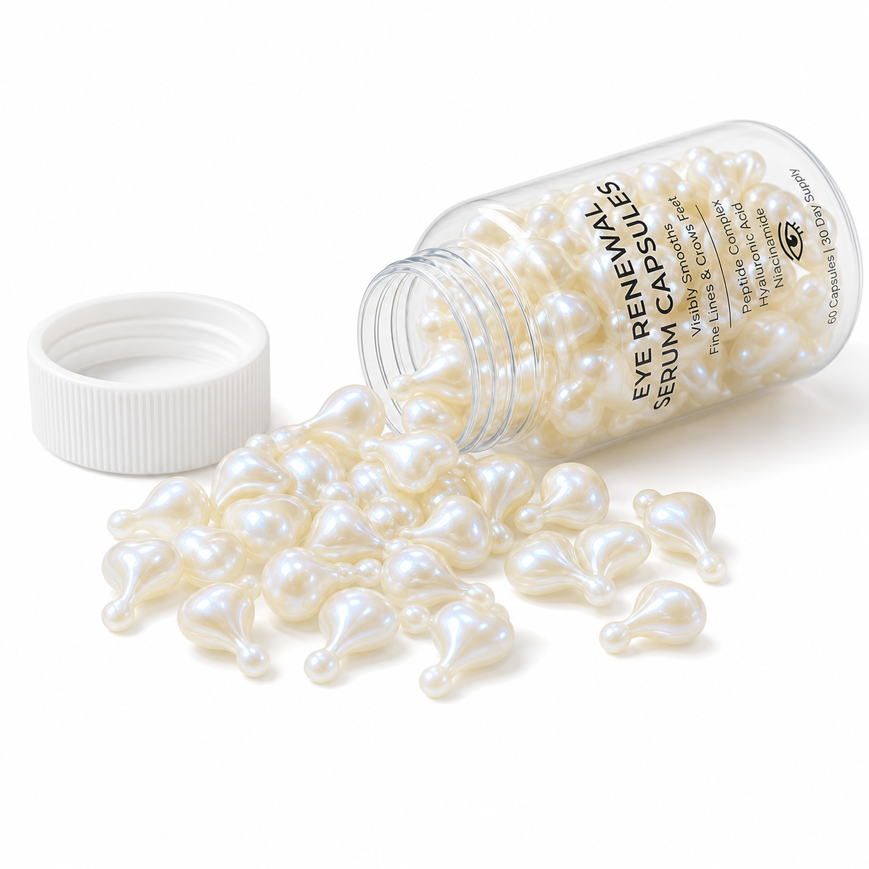 Eye Renewal Serum Capsules with Peptide Complex, Hyaluronic Acid &amp; Niacinamide
