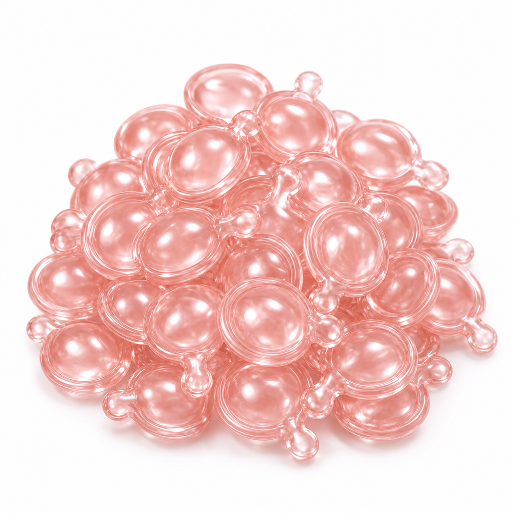 Rose Essence Oil Capsules with Rose Extract, Squalane &amp; Botanical Oils
