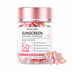 Sunscreen Softgel Capsules SPF 50 PA++++ with Polypodium Leucotomos, Vitamin C &amp; Vitamin E