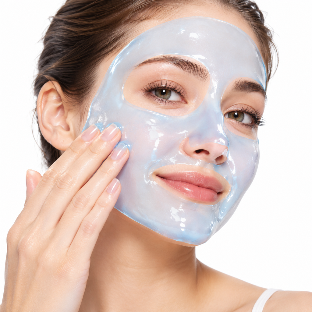 Hydrating Face Mask with Hyaluronic Acid, Centella Asiatica &amp; Ceramide NP for Smooth Skin
