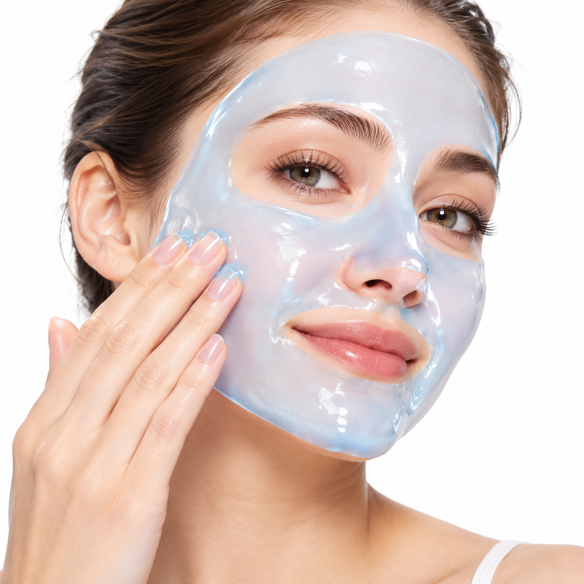 Hydrating Face Mask with Hyaluronic Acid, Centella Asiatica &amp; Ceramide NP for Smooth Skin