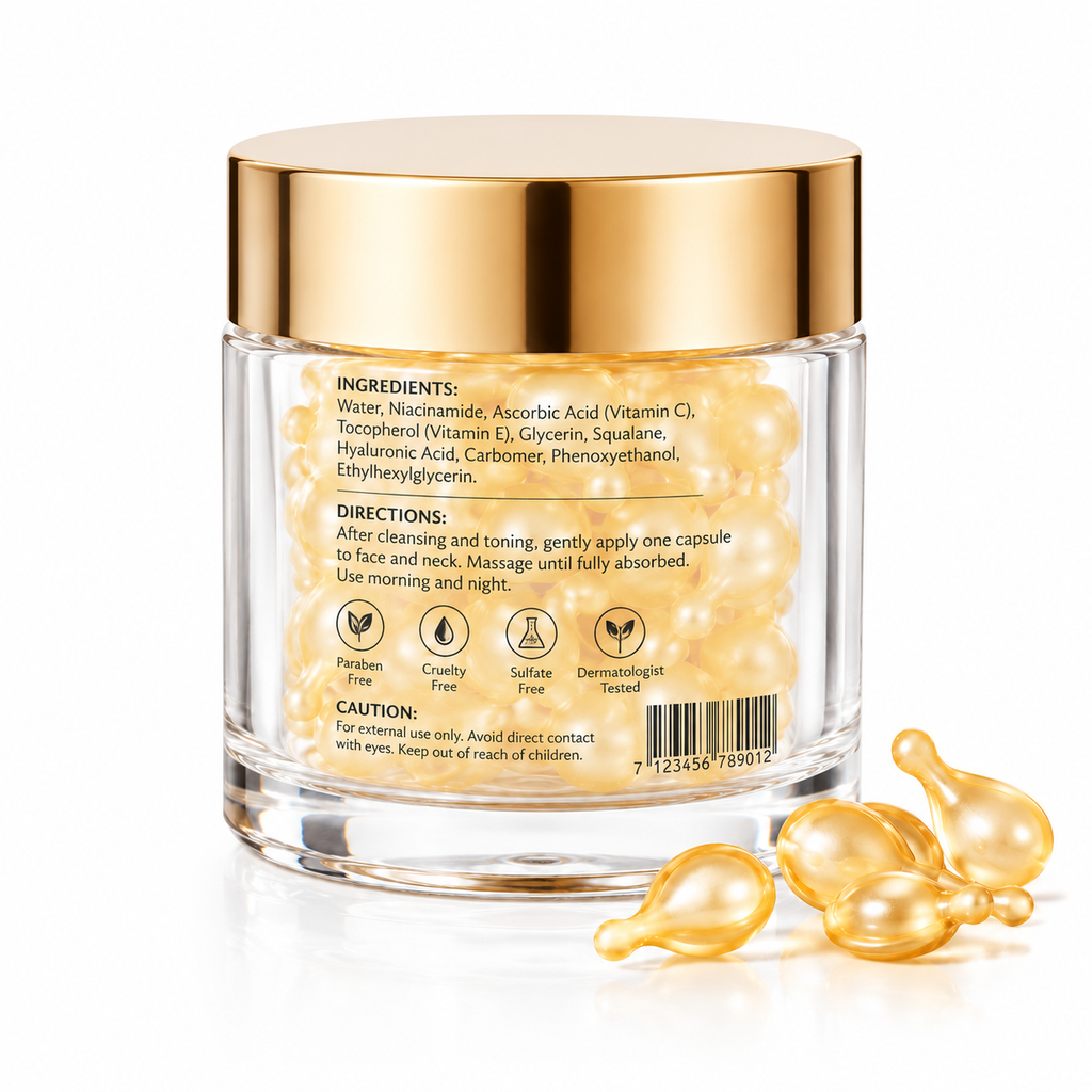 Brightening &amp; Spot Correcting Serum Capsules with Niacinamide &amp; Vitamin C