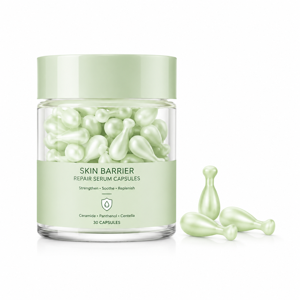 Skin Barrier Repair Serum Capsules with Ceramide, Panthenol &amp; Centella