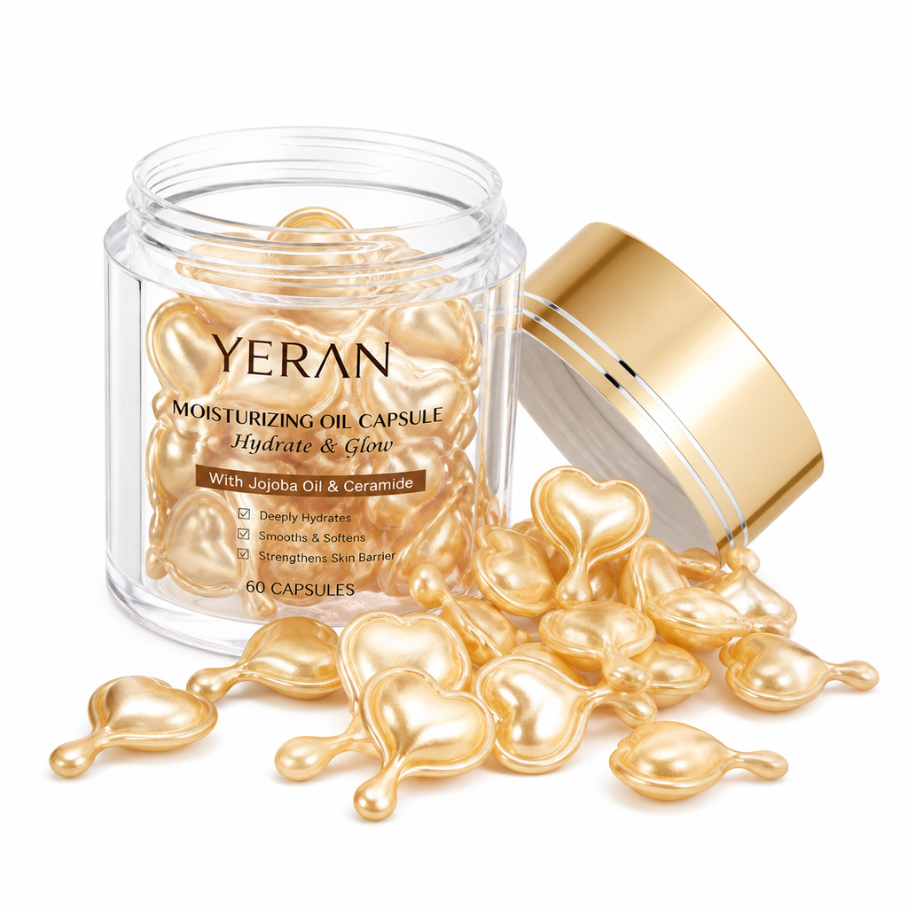 YERN Moisturizing Oil Capsules with Jojoba Oil, Ceramide &amp; Squalane