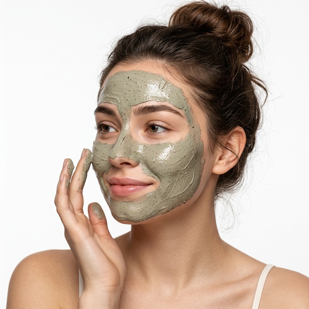Natural Clay Mask with Matcha, Kaolin &amp; Bentonite