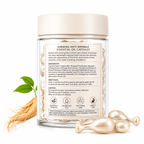 Ginseng Anti-Wrinkle Essential Oil Capsules with Vitamin A, Vitamin C &amp; Squalane