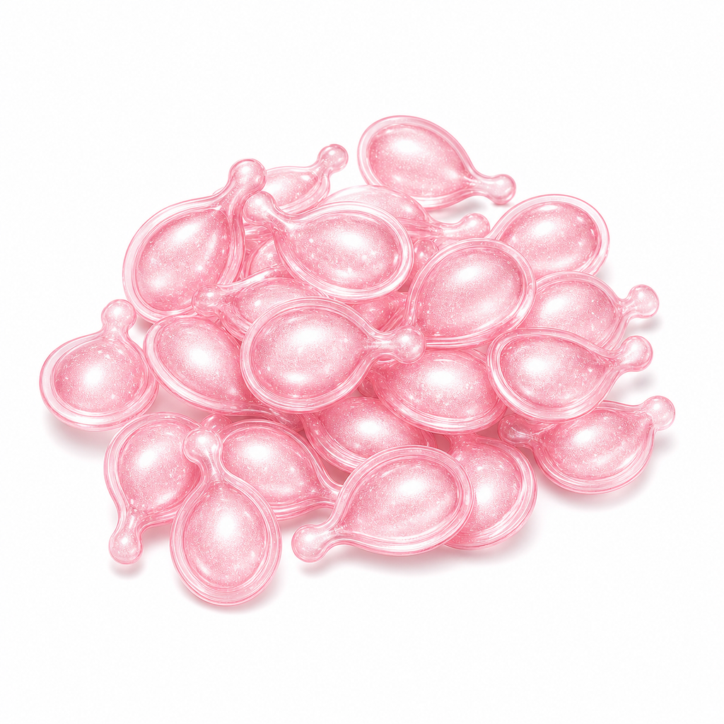 Hair Oil Capsules with Argan Oil, Vitamin E &amp; Botanical Oils for Smooth Shine