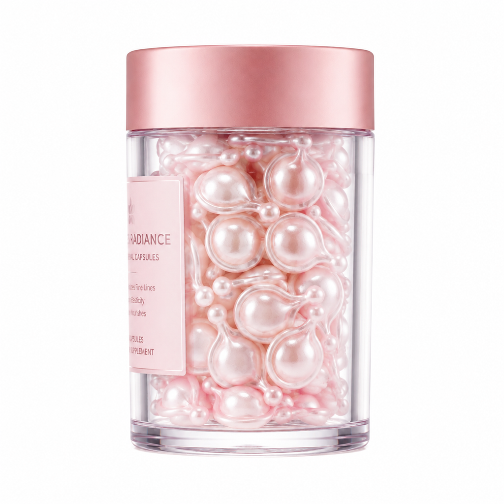 Ageless Radiance Skin Renewal Capsules with Vitamins A, C &amp; E, Ceramide &amp; Botanical Oils