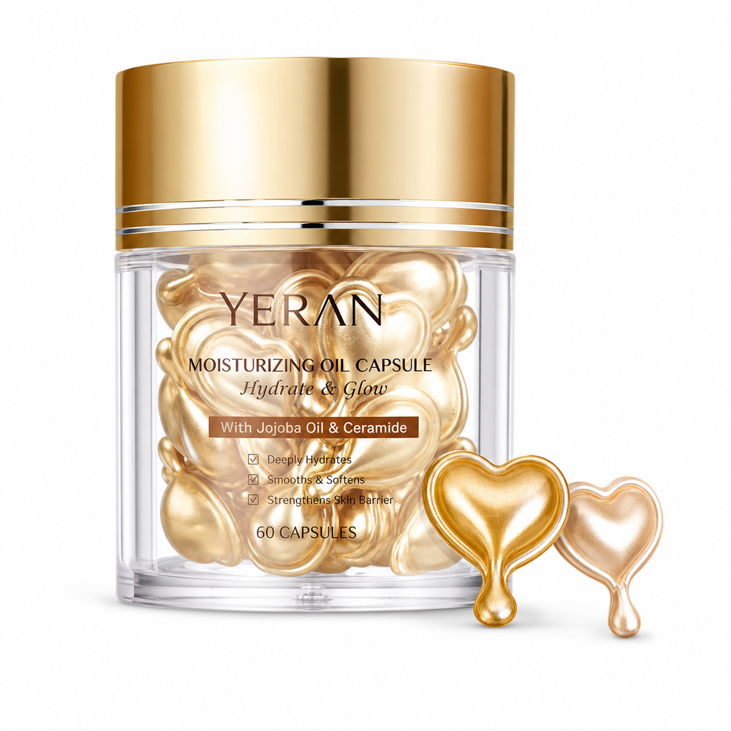 YERN Moisturizing Oil Capsules with Jojoba Oil, Ceramide &amp; Squalane