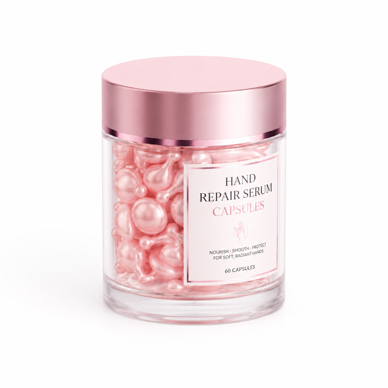 Hand Repair Serum Capsules with Vitamin E, Retinol &amp; Botanical Oils