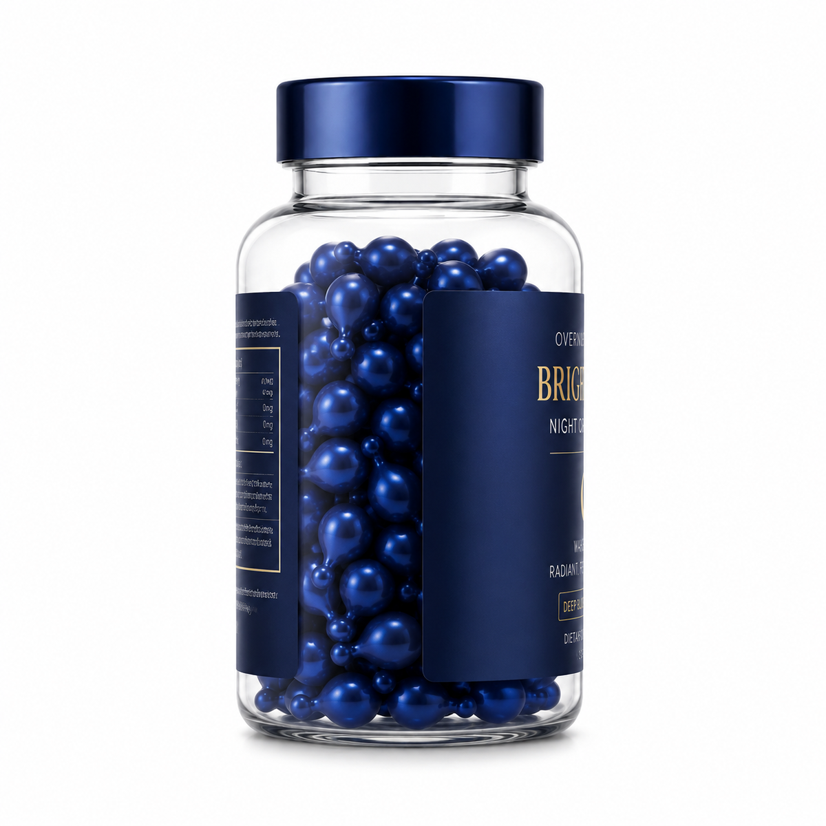 Brightening Night Care Capsules with Glutathione, Vitamin C, Resveratrol &amp; Hyaluronic Acid