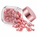 Retinol Anti-Aging Capsules with Vitamin A, Vitamin E, Squalane &amp; Hyaluronic Acid