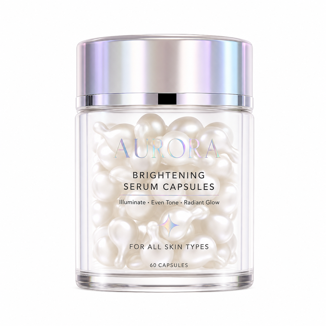 Aura Brightening Serum Capsules with Niacinamide, Vitamin C &amp; Arbutin