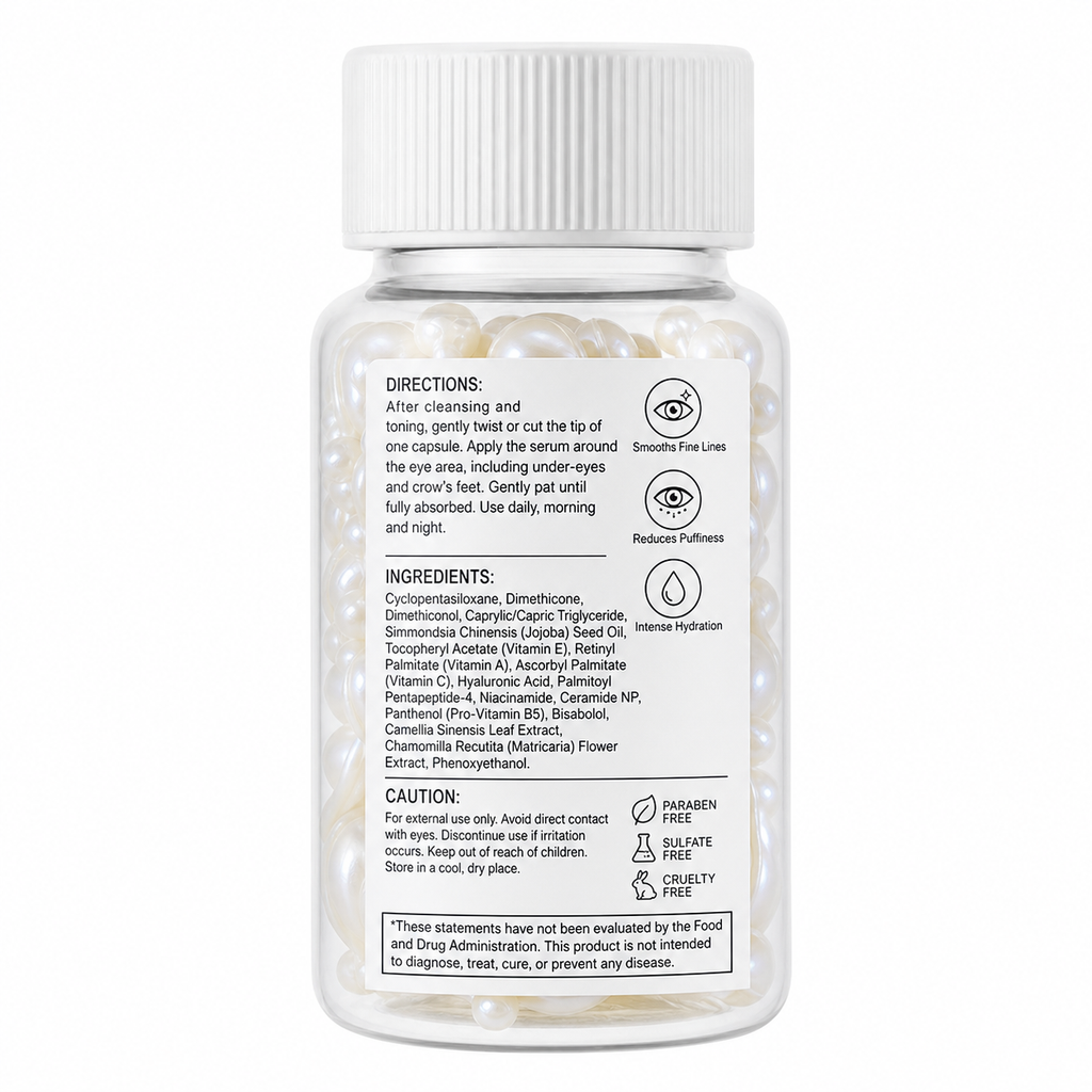 Eye Renewal Serum Capsules with Peptide Complex, Hyaluronic Acid &amp; Niacinamide