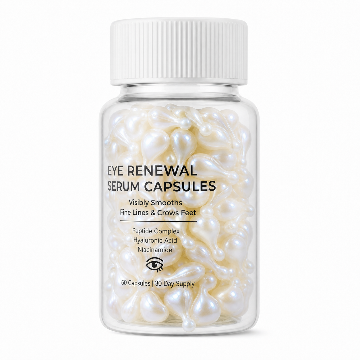 Eye Renewal Serum Capsules with Peptide Complex, Hyaluronic Acid &amp; Niacinamide
