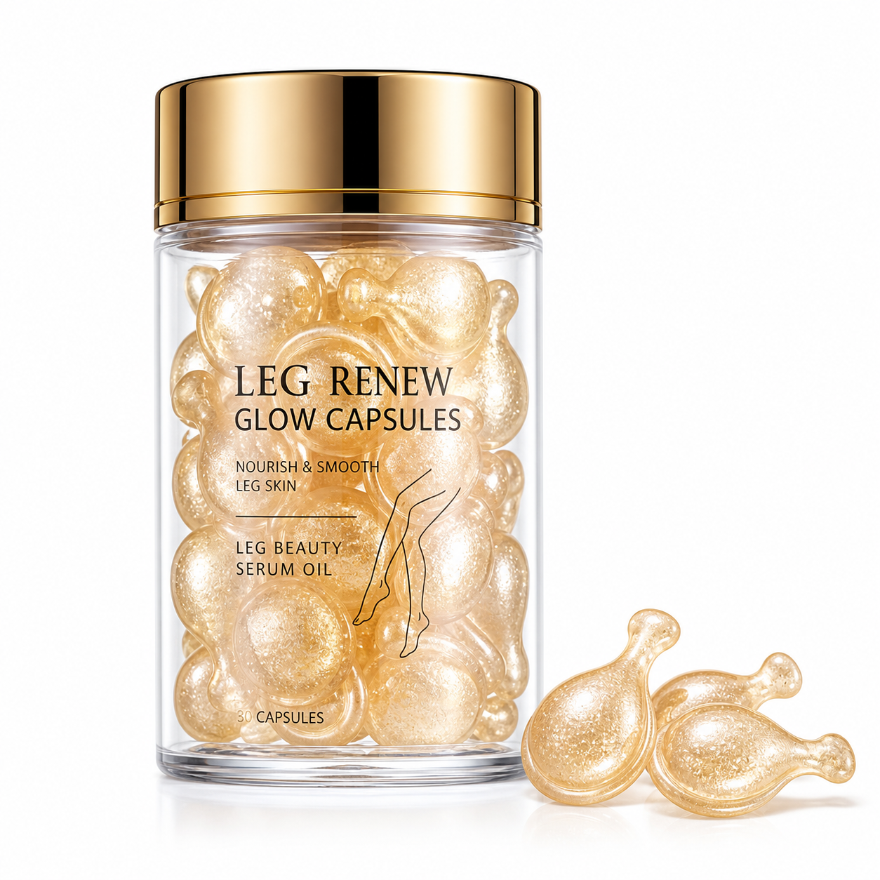 Leg Renew Glow Capsules with Vitamin A, Vitamin E &amp; Botanical Oils