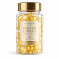 Bath Oil Capsules with Jojoba, Argan &amp; Camellia Botanical Oils