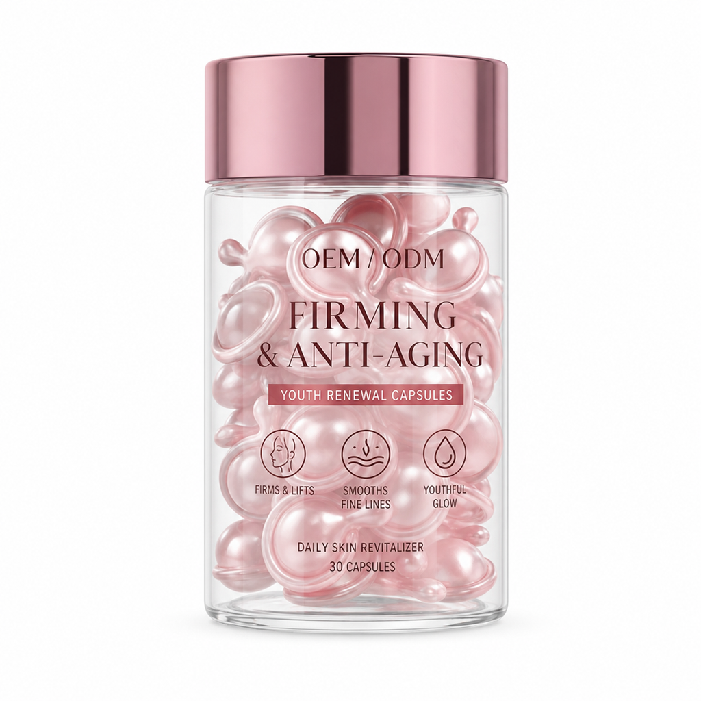 Firming &amp; Anti-Aging Youth Renewal Capsules with Bakuchiol, Peptides &amp; Vitamins