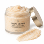 Natural Exfoliating Body Scrub with Sugar, Sweet Almond Oil &amp; Shea Butter