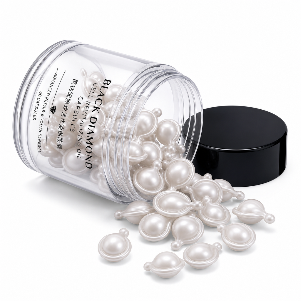 Black Diamond Cell Revitalizing Oil Capsules with CoQ10, Ceramide &amp; Botanical Oils