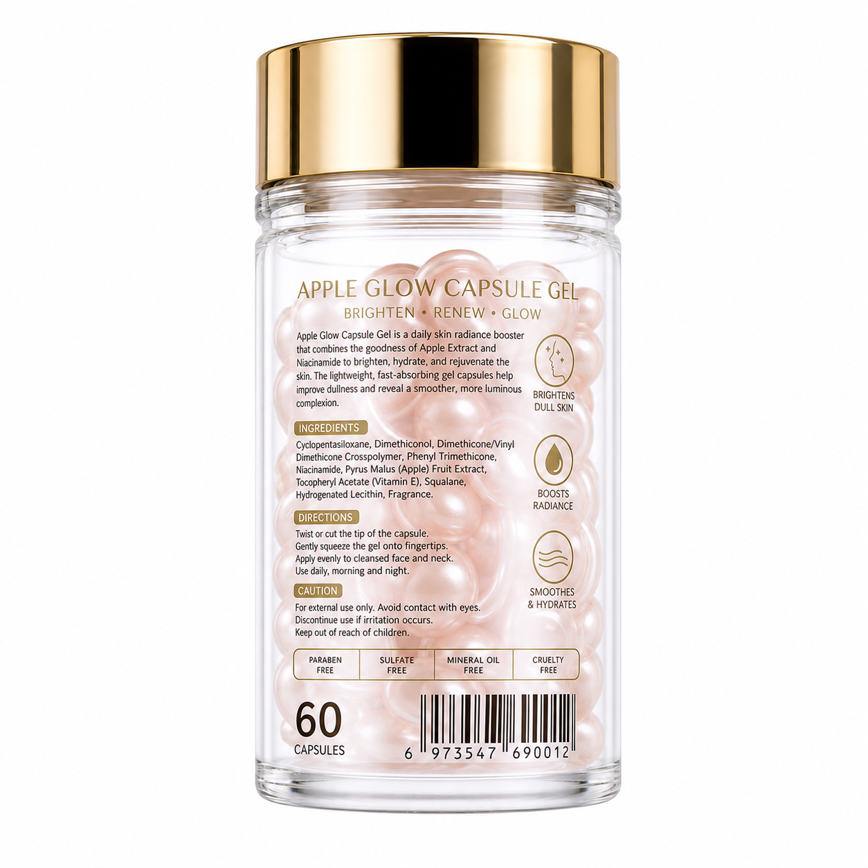 Apple Glow Capsule Gel with Apple Extract &amp; Niacinamide