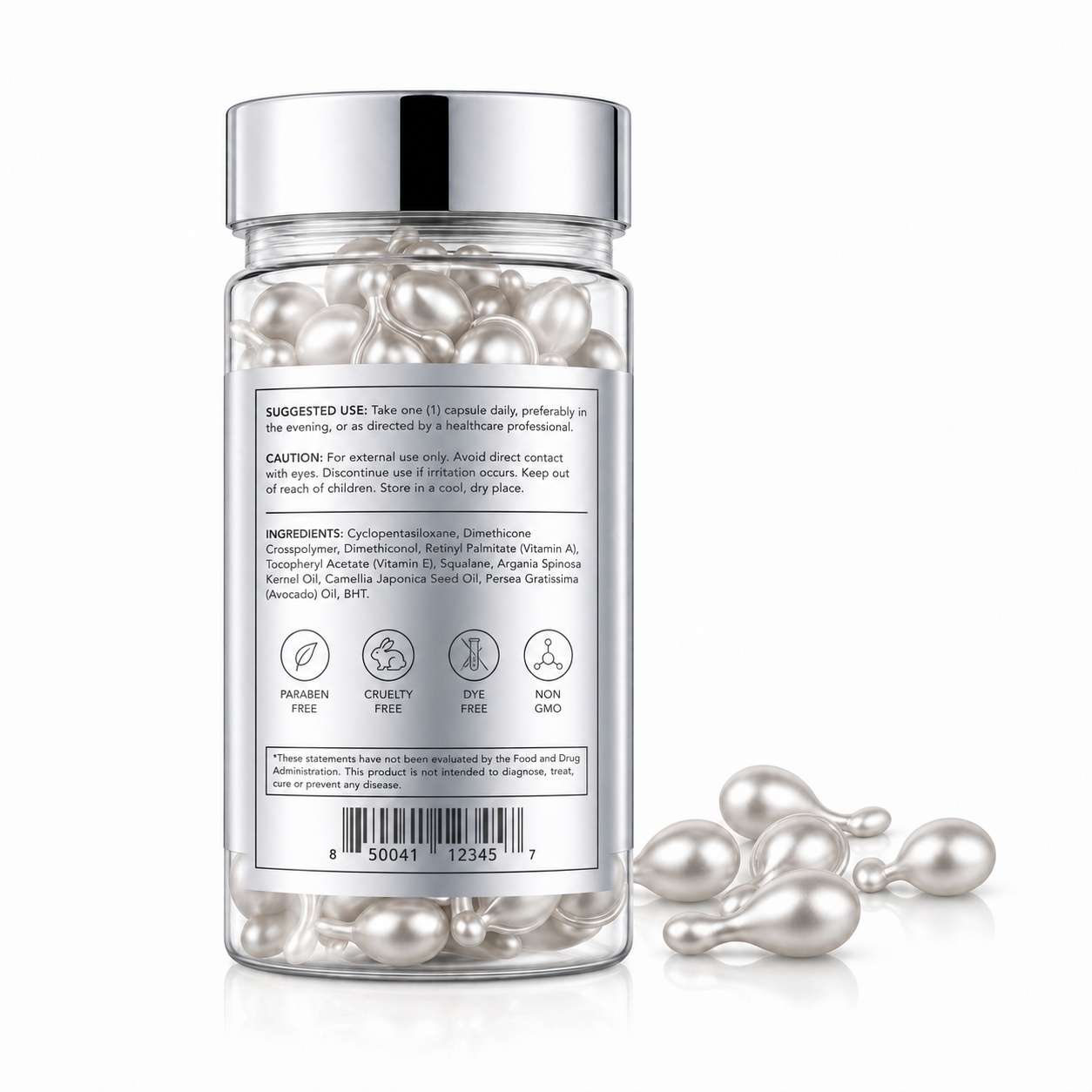 Vitamin Pearls Retinyl Palmitate Capsules with Vitamin A, Vitamin E &amp; Botanical Oils