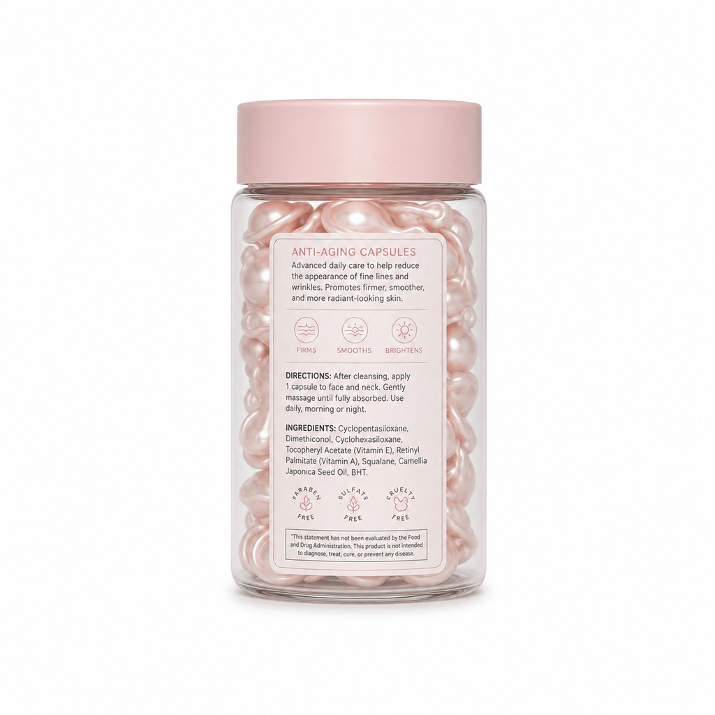 Anti-Aging Capsules for Skin Renewal, Firming &amp; Radiance