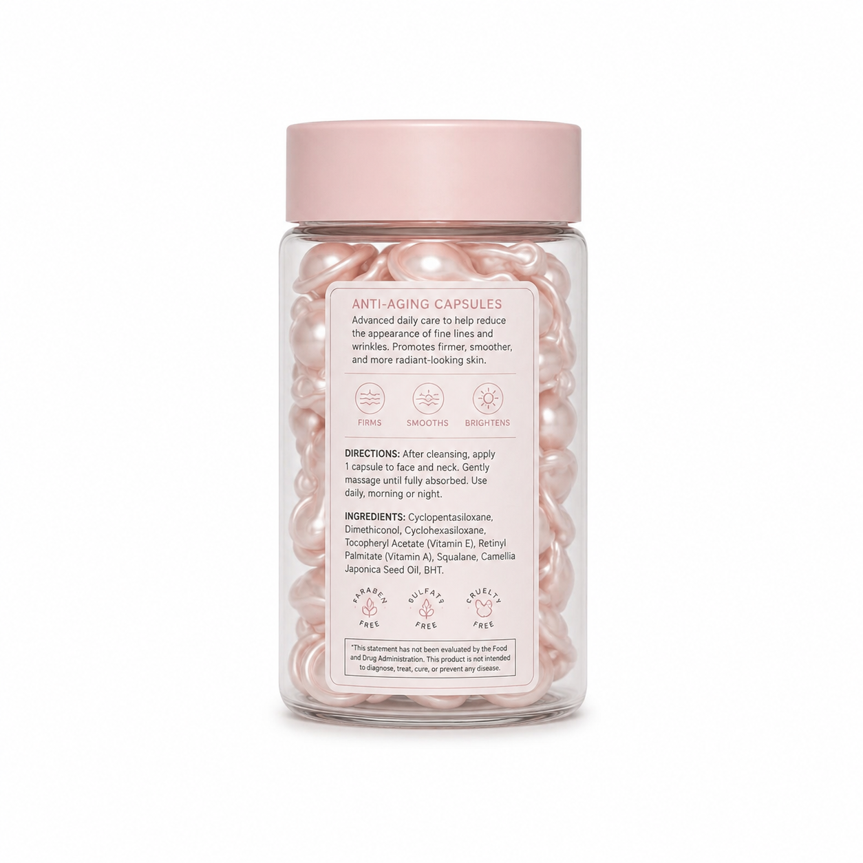 Anti-Aging Capsules for Skin Renewal, Firming &amp; Radiance