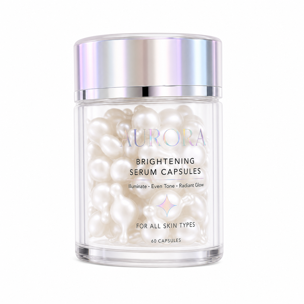 Aura Brightening Serum Capsules with Niacinamide, Vitamin C &amp; Arbutin