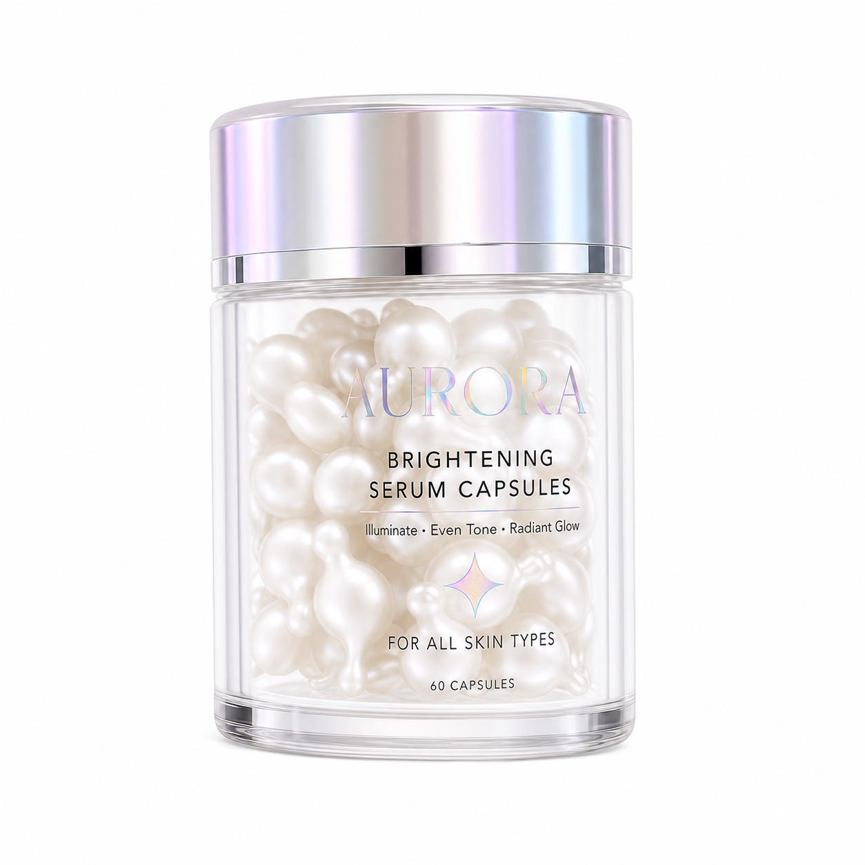 Aura Brightening Serum Capsules with Niacinamide, Vitamin C &amp; Arbutin