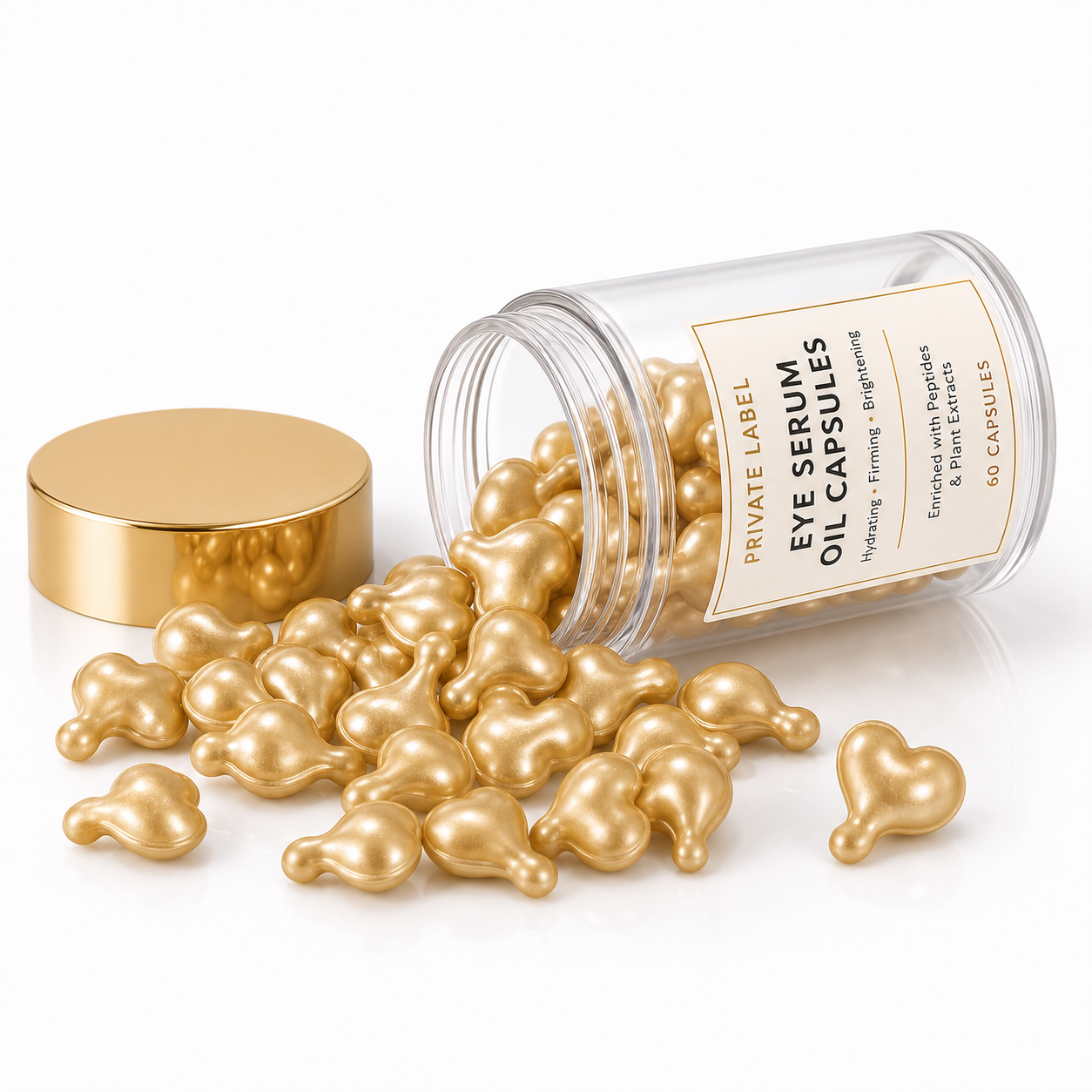 Eye Serum Oil Capsules with Collagen, Peptide Complex &amp; Vitamins A, C &amp; E