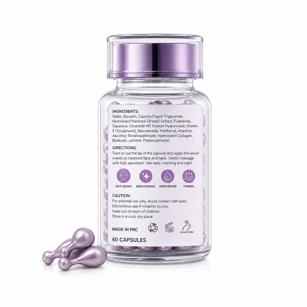 Fullerene Placenta Serum Capsules with Placental Extract &amp; Fullerenes
