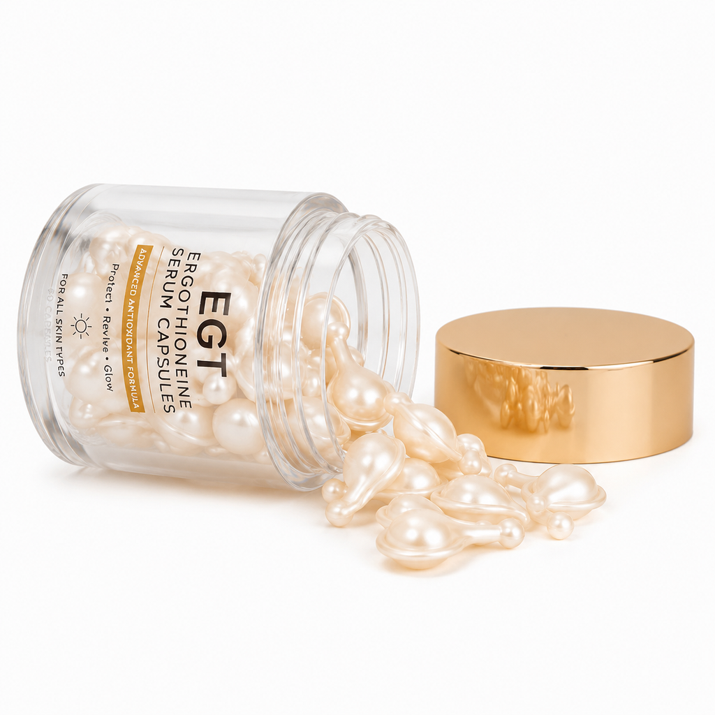 EGT Ergothioneine Serum Capsules with Antioxidants, Collagen &amp; Ceramide