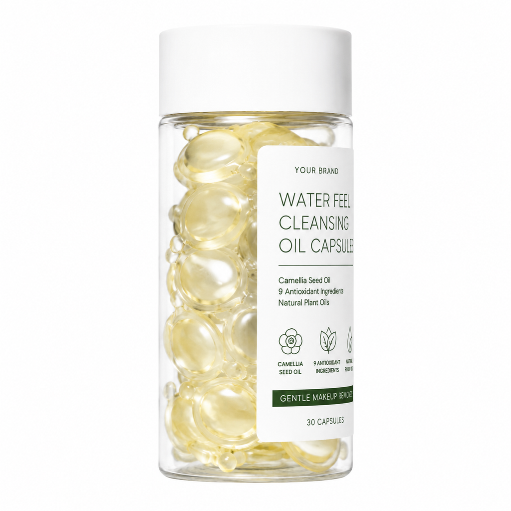 Water Feel Cleansing Oil Capsules with Camellia Seed Oil &amp; Antioxidant Complex