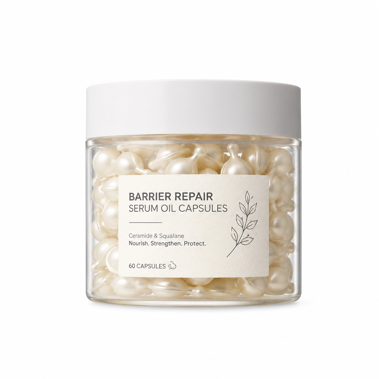 Barrier Repair Serum Oil Capsules with Ceramide NP &amp; Squalane
