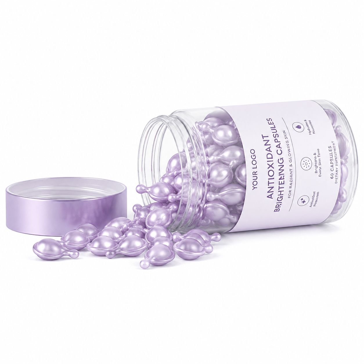 Antioxidant Brightening Capsules with Vitamin C, Niacinamide &amp; Arbutin