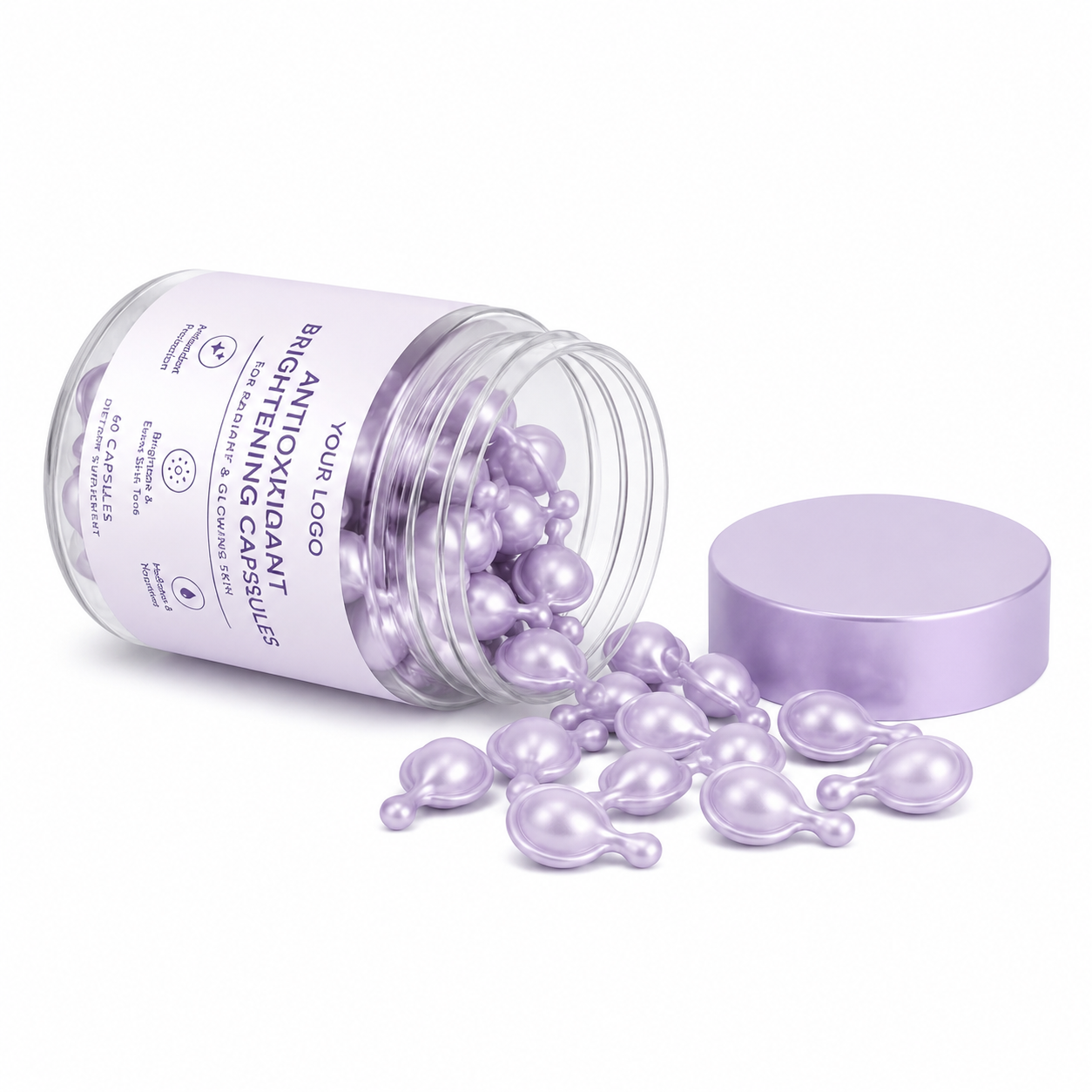 Antioxidant Brightening Capsules with Vitamin C, Niacinamide &amp; Arbutin